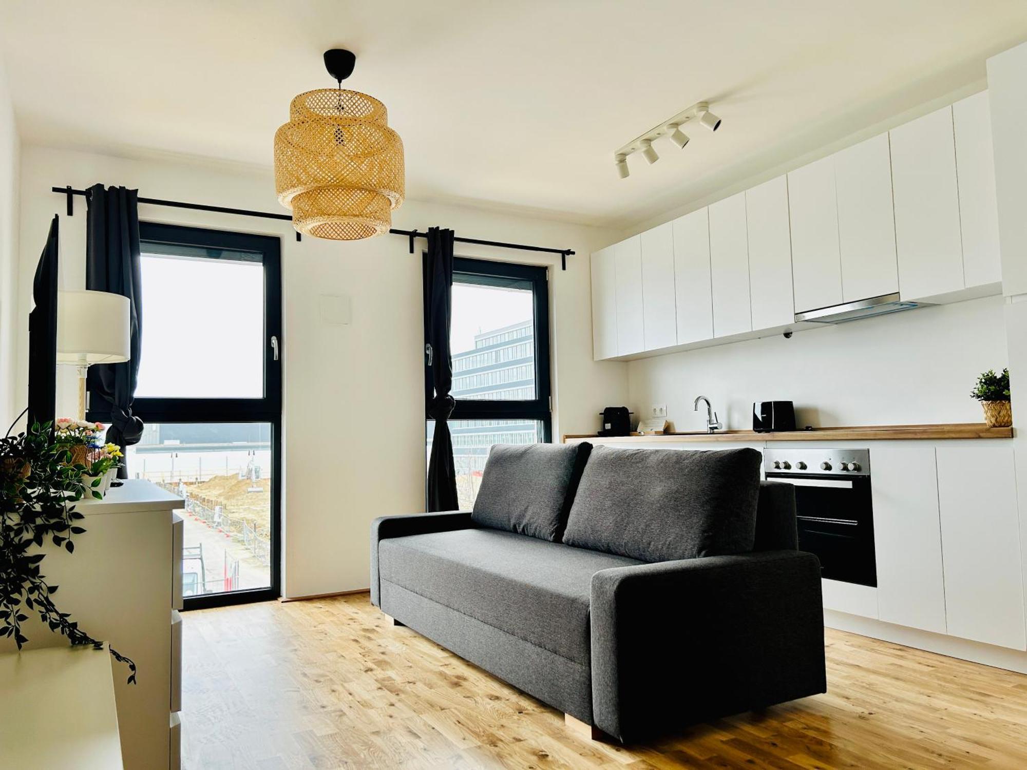 Modern Apartment With Balcony & Free Parking - Nearby Metro Viena Exterior foto