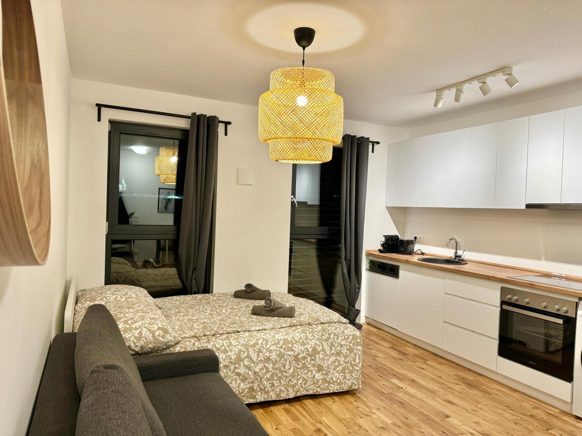 Modern Apartment With Balcony & Free Parking - Nearby Metro Viena Exterior foto